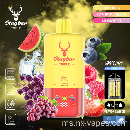 Stag Bar Triple 60000 Puffs Vape Geching